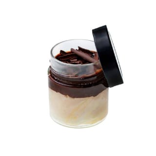 Profiterole in a Glass Jar
